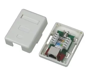 DATACOM STP jednozásuvka nad omítku / CAT5E / 1 x RJ45
