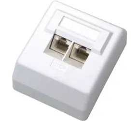 DATACOM UTP dvojzásuvka nad omítku CAT6