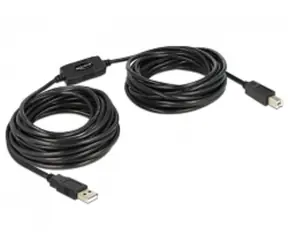 Delock kabel USB 2.0 typ A samec > USB 2.0 typ B samec / 20 m