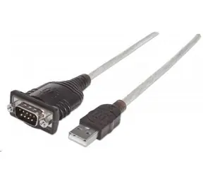 Manhattan USB to Serial Port Adapter Prolific PL-2303RA Chip 1.8m
