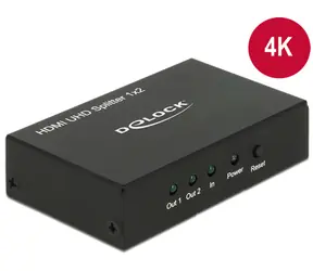 DeLock HDMI UHD Splitter 1 x HDMI vstup >2 x HDMI výstup 4K 