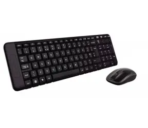 Logitech MK220 / Klávesnice /  Černá / USB / US / Černá