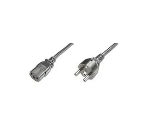 PremiumCord napájecí kabel 230V, délka 2m CEE7 přímý/IEC C13