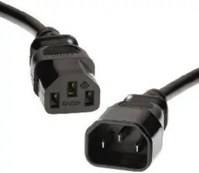 PremiumCord prodlužovací kabel napájení 240V, délka 5m IEC C13/C14