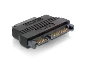 DeLock adaptér SATA 22pin samec -> Slim SATA  7+6pin samice
