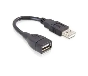 DeLock USB 2.0 kabel, prodlužující A-A samec/samice 13 cm