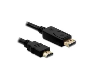 Delock kabel DisplayPort samec na HDMI samec, délka 1m