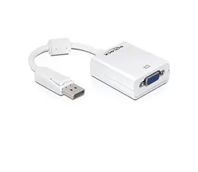 DeLock adaptér DisplayPort (samec) na VGA (samice)