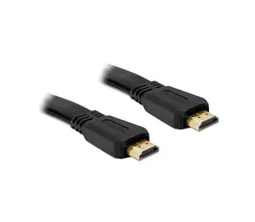 DeLock HDMI 1.4 kabel A/A samec/samec, plochý, délka 2 metry