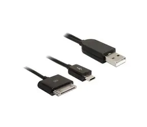 Delock kabel USB 2.0 > IPhone  + USB micro B