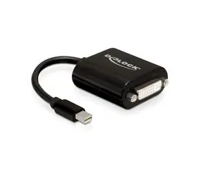 Delock adaptér DisplayPort mini (samec) na DVI 24+5 (samice), černá