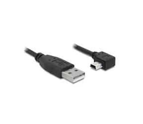 Delock kabel USB 2.0 A-samec > USB mini-B 5-pin samec pravoůhlý, 5 metrů