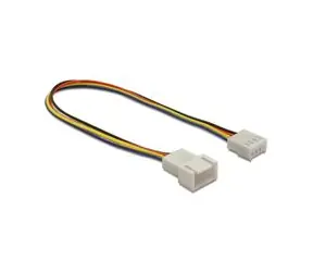 DeLock napájecí kabel pro ventilátor, samec-samice, 4-pinový, délka 20 cm