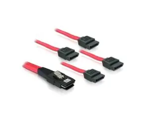 DeLock kabel SAS mini 36-pin - 4x SATA 50 cm