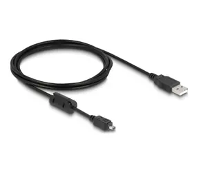 Delock 82208 Kabel USB 2.0 mini 4pin typ Hirose - USB-A 4pin (M) 1,5m