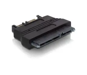 DeLock adaptér SATA 22pin samice -> Slim SATA  7+6pin samec