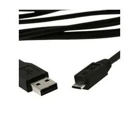 Kabel USB A Male/Micro B Male 2.0 Black High Quality, 1.8 m