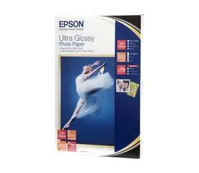 EPSON Paper Ultra Glossy Photo 10x15 (20 listů), 300g/m2