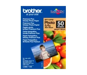 Brother fotopapír BP71GP50, 50 listů, 10x15cm Premium Glossy, 260g