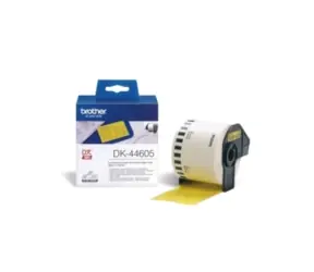 Brother - DK 44605 (papírová role žlutá 62mm x 30,48m) - snadno odstranitelná
