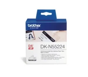 Brother - DKN 55224 (papírová role nelepicí bílá 54mm x 30,48m)