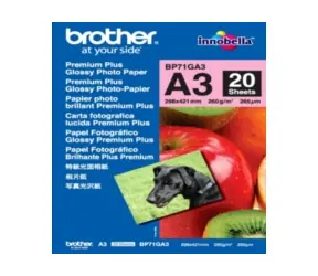 Brother fotopapír A3, glossy, 20 ks