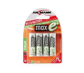 Ansmann akumulátor AA NiMH 2500 mAh (4 ks) maxE+