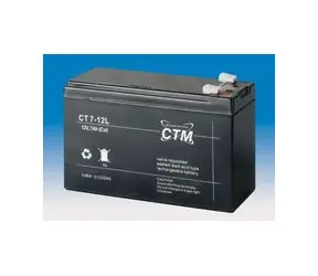 Baterie CT 12V 7 Ah, Faston 250