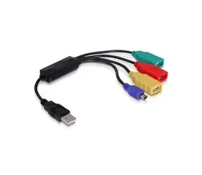 DeLock kabelový USB 2.0 hub 4portový