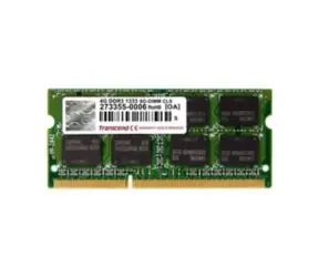 Transcend 4GB (1x4GB) 1066MHz / SO-DIMM / DDR3 / CL7 / 1.5V