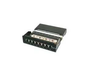 Digitus Patch Panel desktop, CAT6, stíněný, 8x 8P8C LSA, černý,1U