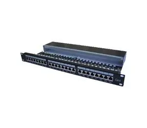 STP Patchpanel, Cat.6, 24-Port s vyvázáním