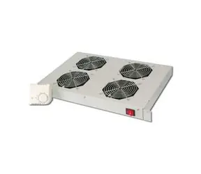 DIGITUS 19" větrací jednotka 1U, 4 ventilátory, šedá / doprodej