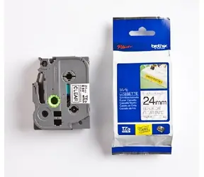 Brother - TZ-S151 průsvitná / černá (24mm,lamin.,extrémně adh.)