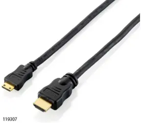 equip HighSpeed HDMI to miniHDMI  Adapter Cable, M->M 2,0m