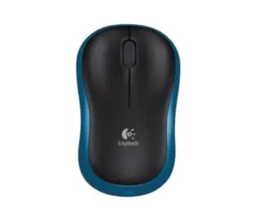 Logitech myš Wireless Mouse M185 / optická / 3 tlačítka / modrá-černá