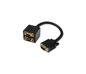 Digitus VGA Splitter, D-Sub15 - 2x D-Sub15