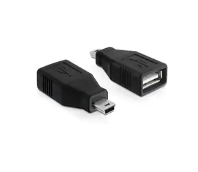 Delock Adaptér USB 2.0  Samice > USB mini konektor SAMEC