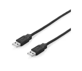 eQuip USB 2.0 Cable A->A 5,0m M/M, black