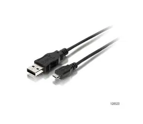 eQuip USB 2.0 Cable  A/M -> Micro B/M 1.8m, black