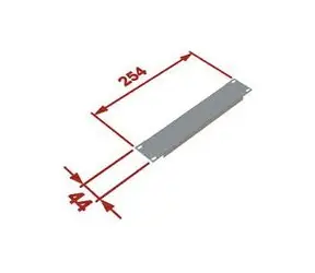Triton Zaslepovací panel 1U pro 10" rozvaděč (RAX-ZP-X01-C1)