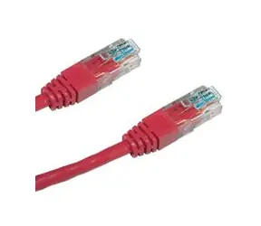PremiumCord Patch kabel UTP RJ45-RJ45 CAT6 10m červená