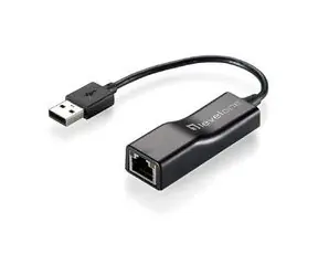 Level One USB-0301, Fast Ethernet 10/100Mbps USB2.0 na RJ-45 Adapter, Win 2000/XP/Vista, MacOS 10.3/1, Wii comp.