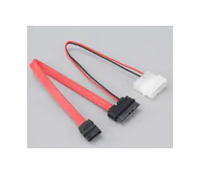 AKASA kabel AK-CB050 SATA štíhlý pro slim  mechaniky, 20cm
