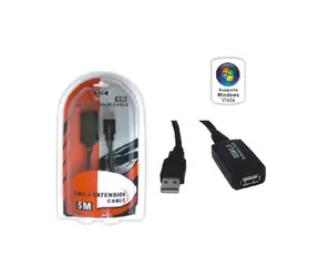 MicroConnect Aktivní prodlužovací USB kabel / USB 2.0 / A-M - A-F / 5m