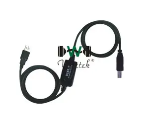 Wiretek Kabel USB2.0 A-B 10m přípojný, aktivní (A-M/B-M)