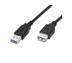 Wiretek Kabel USB3.0 A-A 2m prodlužovací (A-M/A-F)