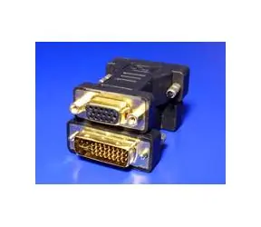 OEM Redukce konektoru DVI/VGA DVI-A(M) - FD15HD zlacený