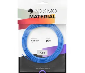 3DSimo Filament ABS - modrá & zelená & žlutá 15m