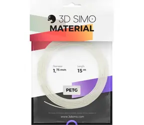 3DSimo Filament PETG PLA - bílá 15m